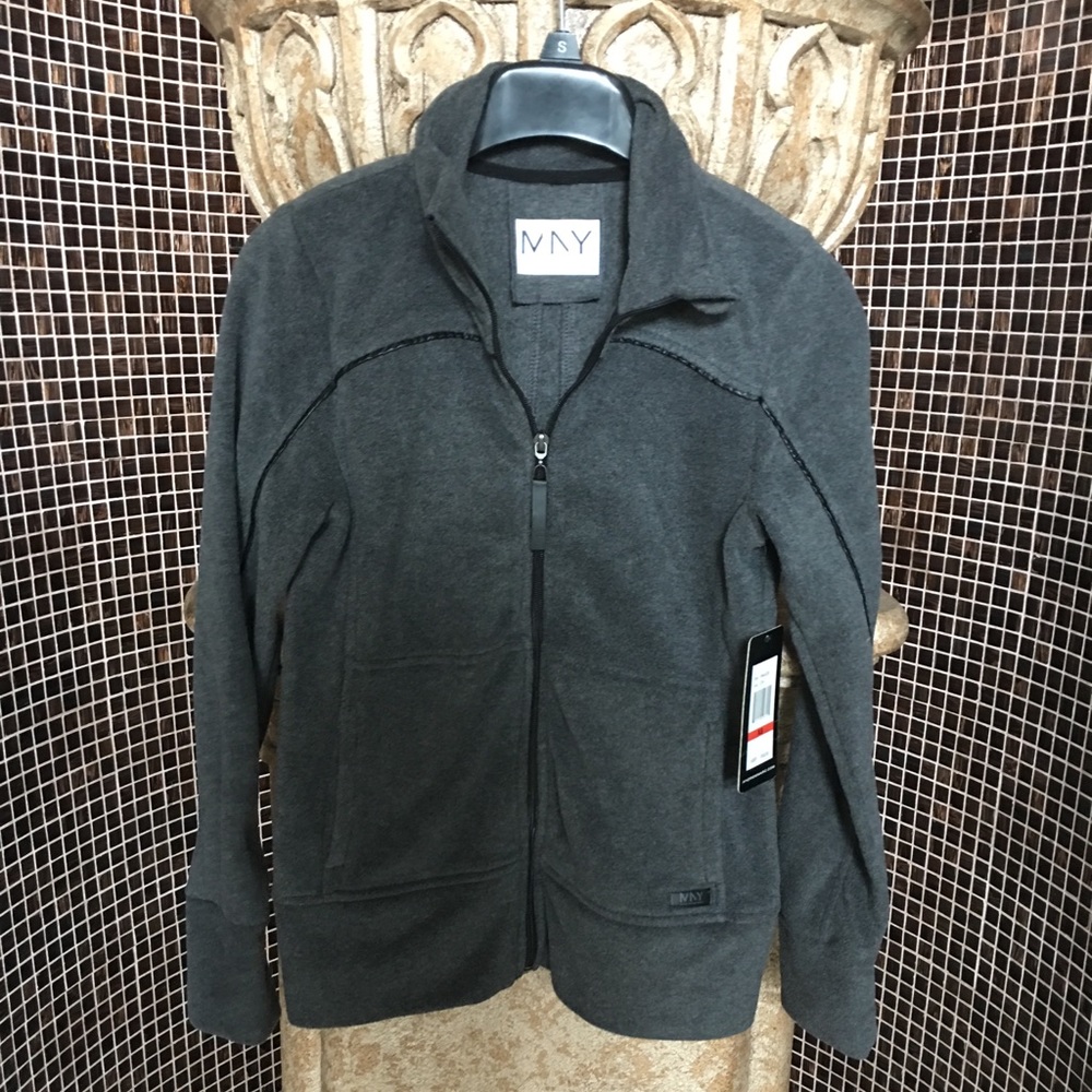 Jacket warm cozy grey